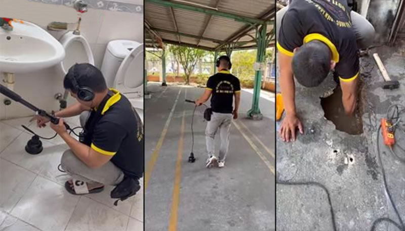 Siêu âm dò tìm đường ống nước rò rỉ